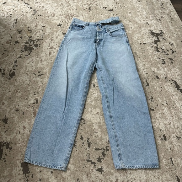 Agolde Broken Wasitband Jean Size 29 - Picture 3 of 6